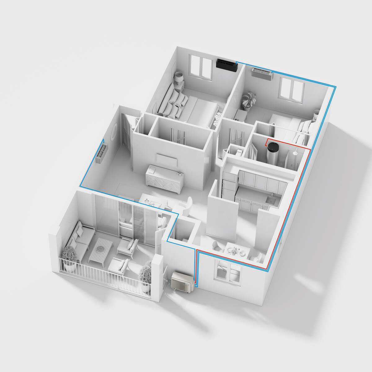 Daikin Multi+ multi-split buitenunit 4MWXM52A9 — afbeelding 3