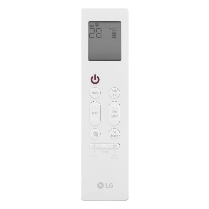LG DualCool AI AIR Deluxe binnenunit wandmodel 3,5 kW (H12S1DA.NS1) — afbeelding 5