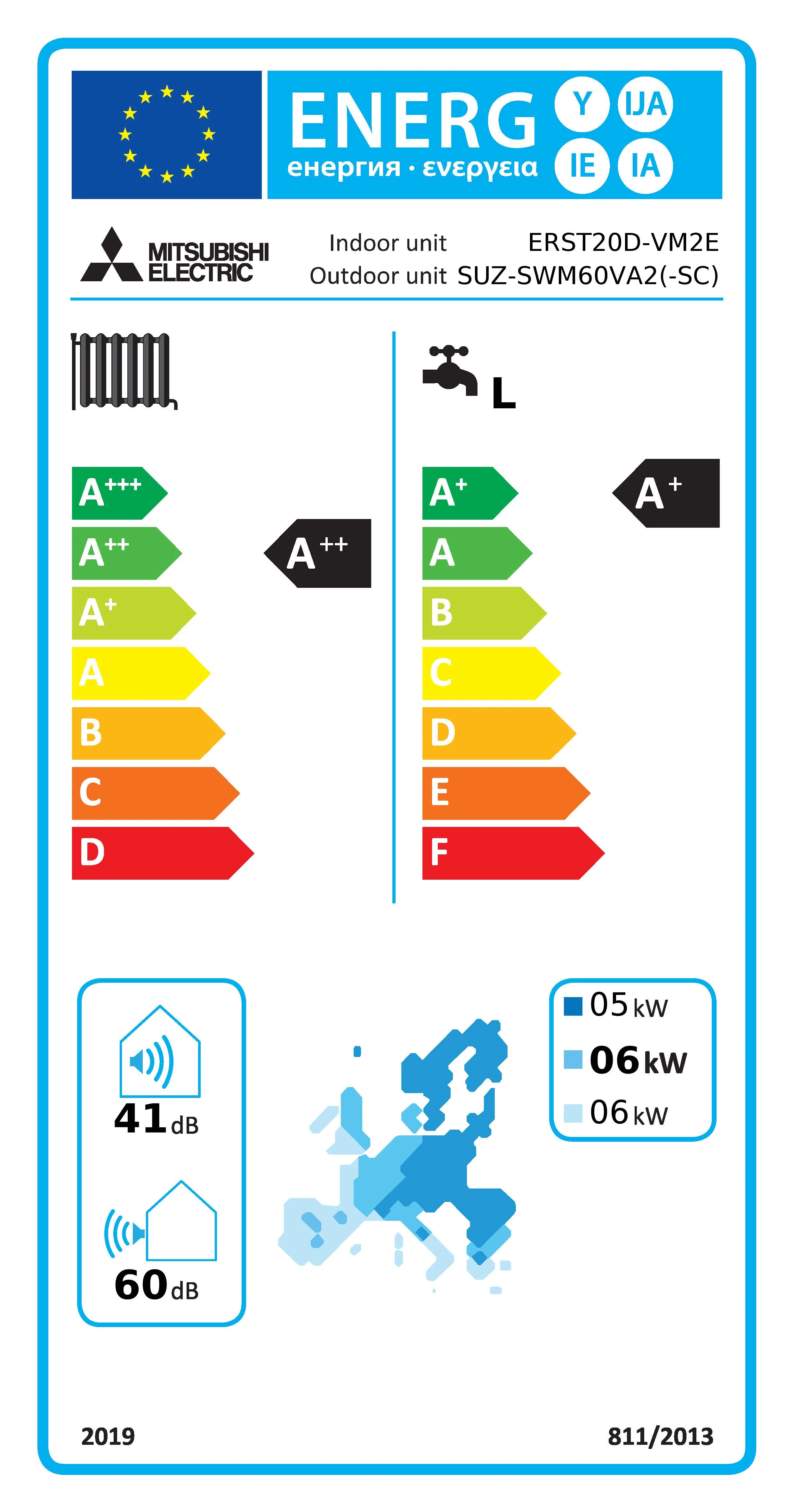 Mitsubishi Electric Eco Inverter SWM60, cilinderunit 200 liter — afbeelding 2