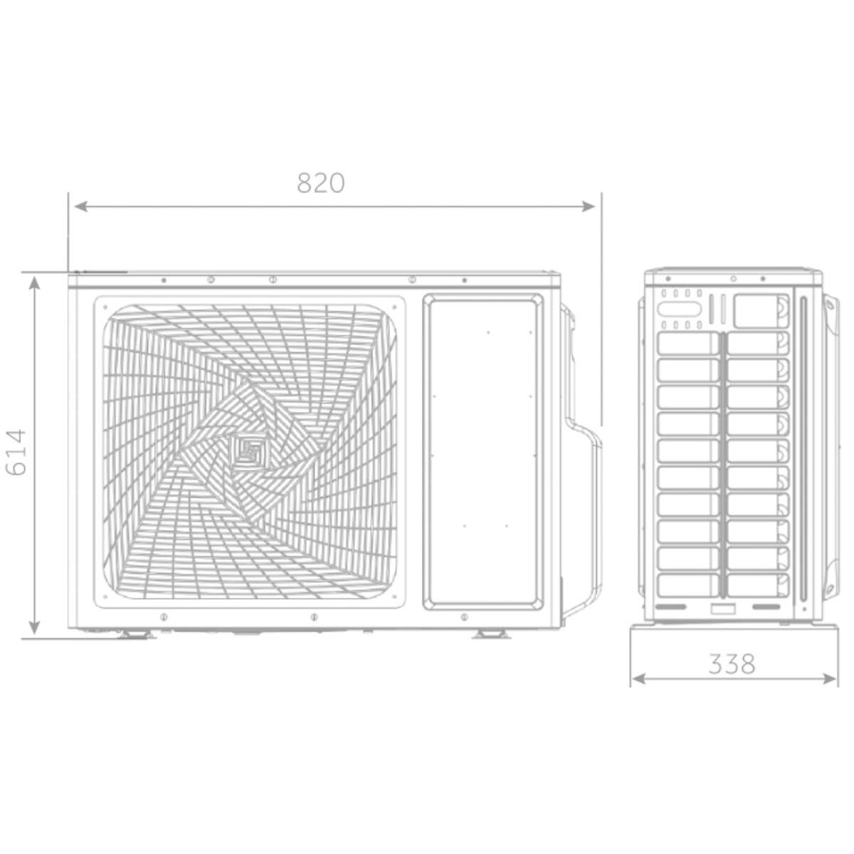 Haier buitenunit 5,0 kW 1U50S2SJ2FA-2 — afbeelding 2