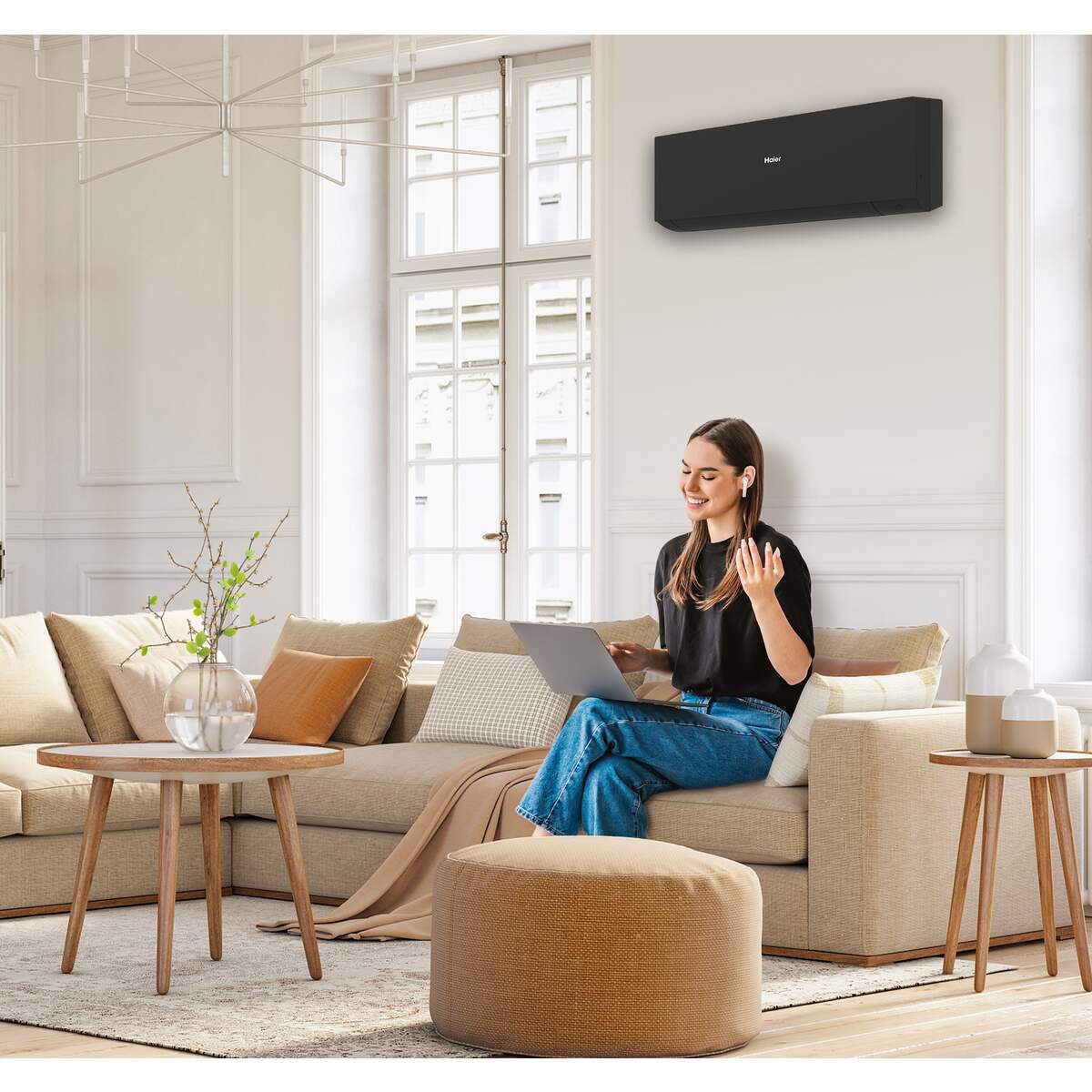 Haier Expert 2,5 kW zwart — afbeelding 7