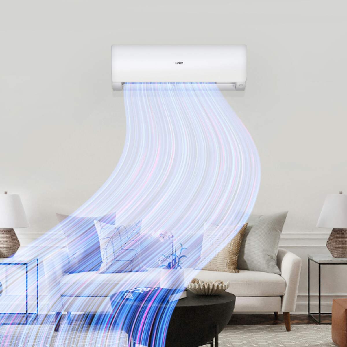 Haier Flexis+ binnenunit 5,0 kW mat wit — afbeelding 3