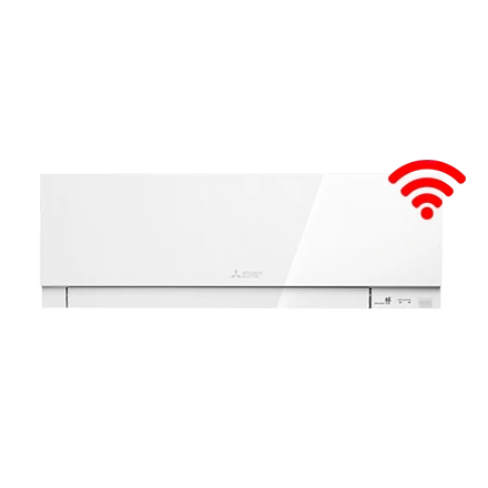Mitsubishi Electric Design wit 3,5 kW wandunit set incl. wifi (R32) — afbeelding 2