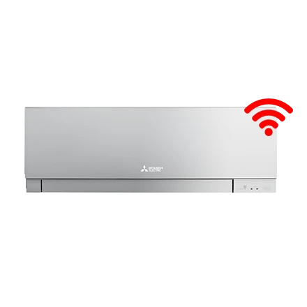 Mitsubishi Electric Design zilver 4,2 kW wandunit set incl. wifi (R32) — afbeelding 2