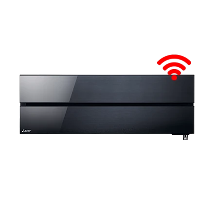 Mitsubishi Electric Hyper Heating wandunit 6,0 kW zwart (R32) — afbeelding 2