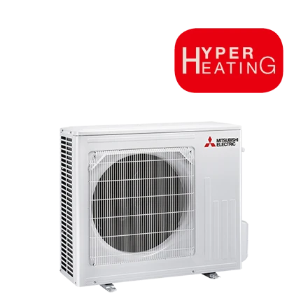 Mitsubishi Electric Hyper Heating wandunit 6,0 kW parelwit (R32) — afbeelding 4