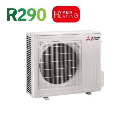 Mitsubishi Electric Premium Hyper Heating wand-unit set 2,5 kW koelen / 3,2 kW verwarmen (R290) — afbeelding 6