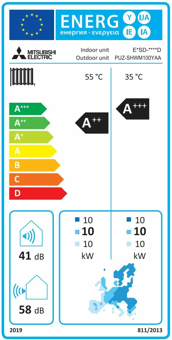 Mitsubishi Electric Zubadan Inverter SHWM100, Hydrobox — afbeelding 2